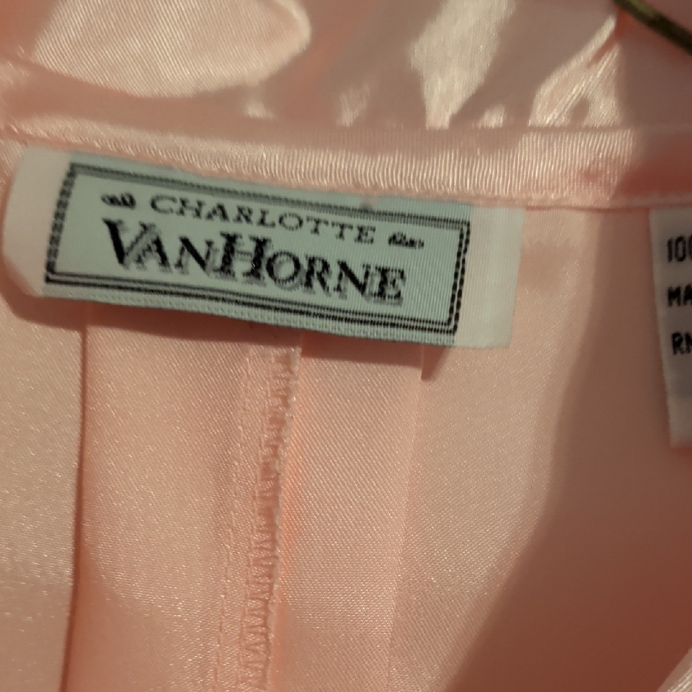 Satin Pink Blouse - Picture 2 of 4